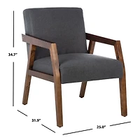 Gray Etta Modern Accent Chair