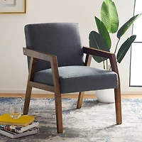 Gray Etta Modern Accent Chair