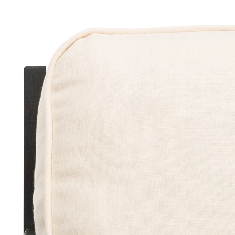 Bone White Upholstered Katie Accent Chair