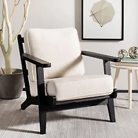 Bone White Upholstered Katie Accent Chair
