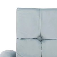 Slate Blue Tufted Velvet Lydia Accent Chair