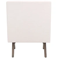 Bone White Linen Olivia Accent Chair