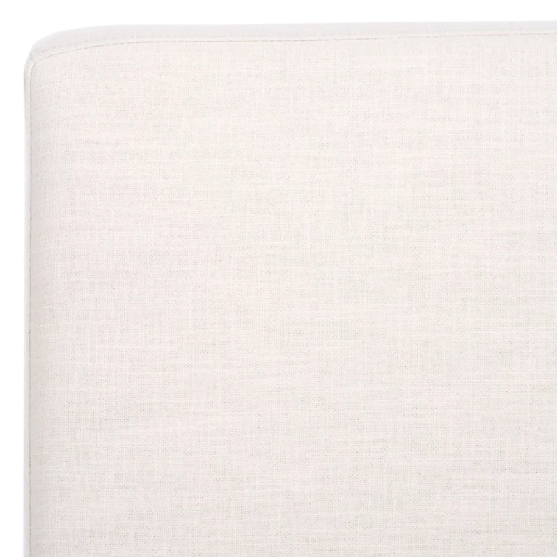 Bone White Linen Olivia Accent Chair