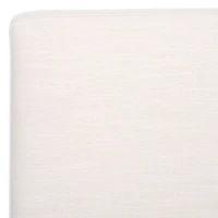 Bone White Linen Olivia Accent Chair