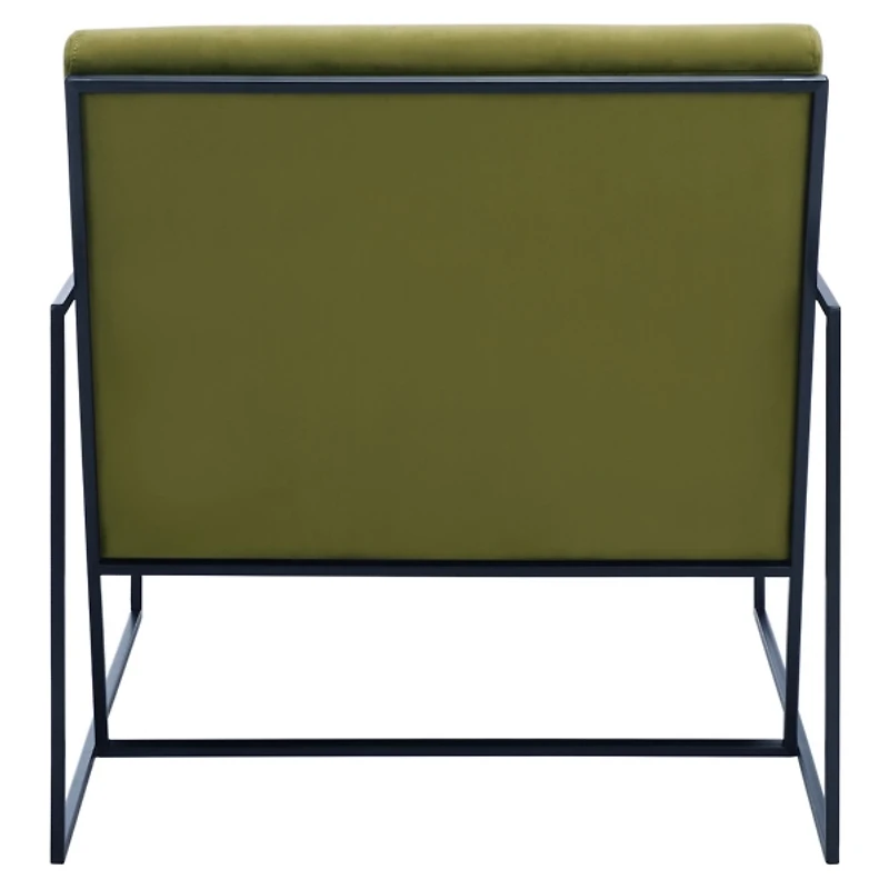 Green Velvet Ofina Accent Chair