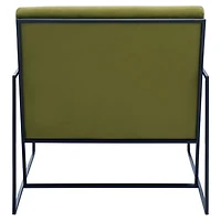 Green Velvet Ofina Accent Chair