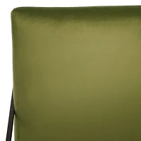 Green Velvet Ofina Accent Chair