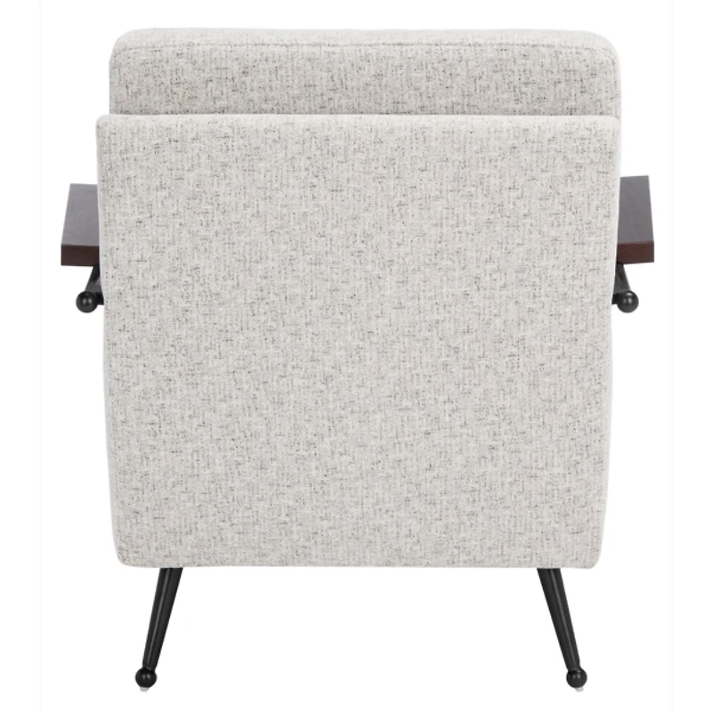 Light Gray Upholstered Julia Armchair