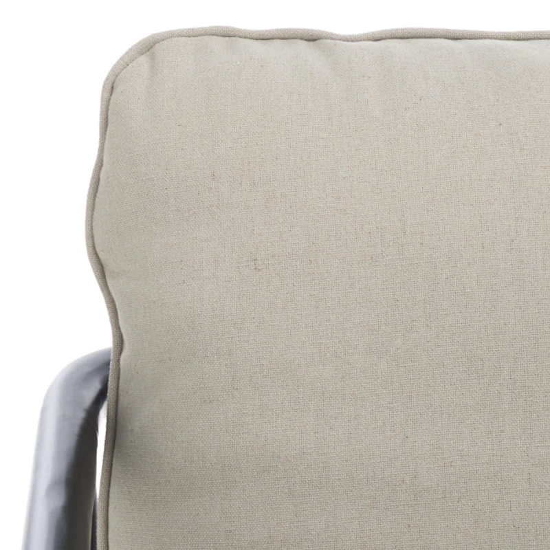 Gray Linen Laurina Modern Armchair