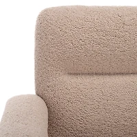 Beige Sherpa Atwell Natural Armchair