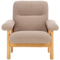 Beige Sherpa Atwell Natural Armchair