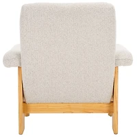 Cream Boucle Atwell Natural Armchair