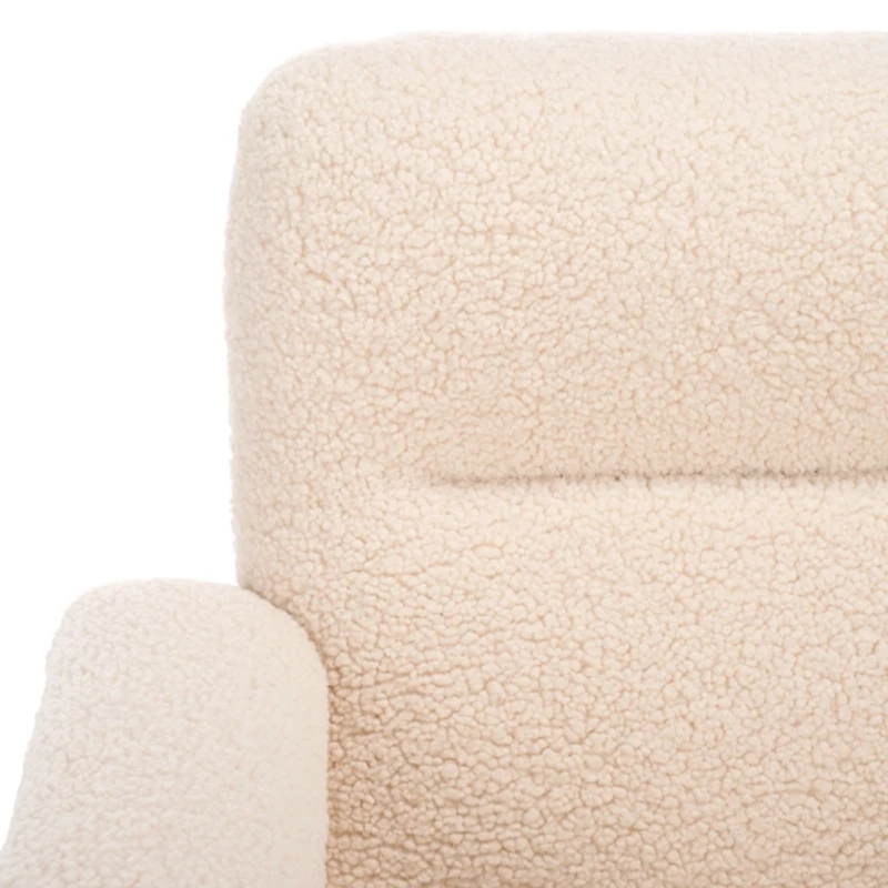 Cream Sherpa Atwell Natural Armchair