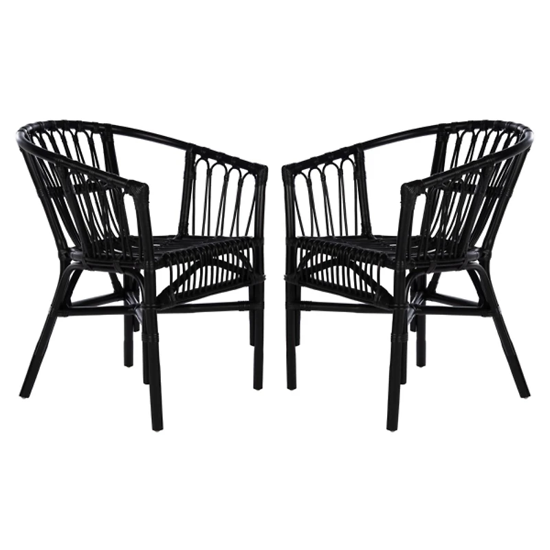 Rattan Aria Coastal Accent Chairs