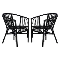 Rattan Aria Coastal Accent Chairs