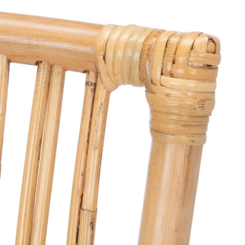 Natural Rattan Lana Accent Chairs, Set of 2