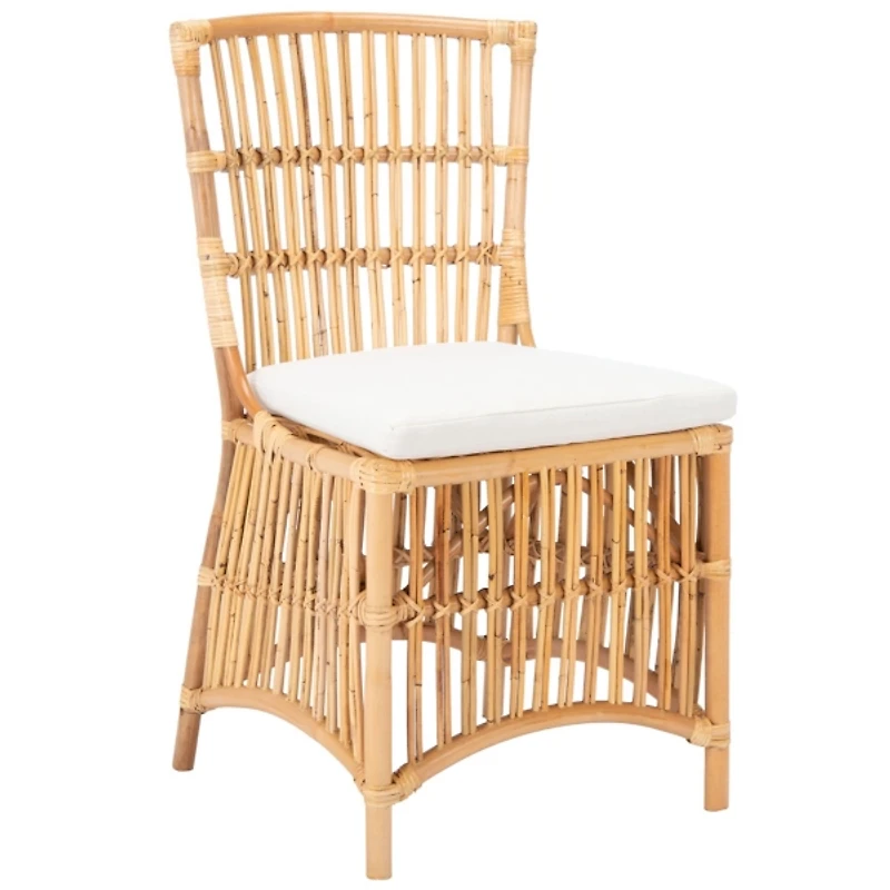 Natural Rattan Lana Accent Chairs, Set of 2