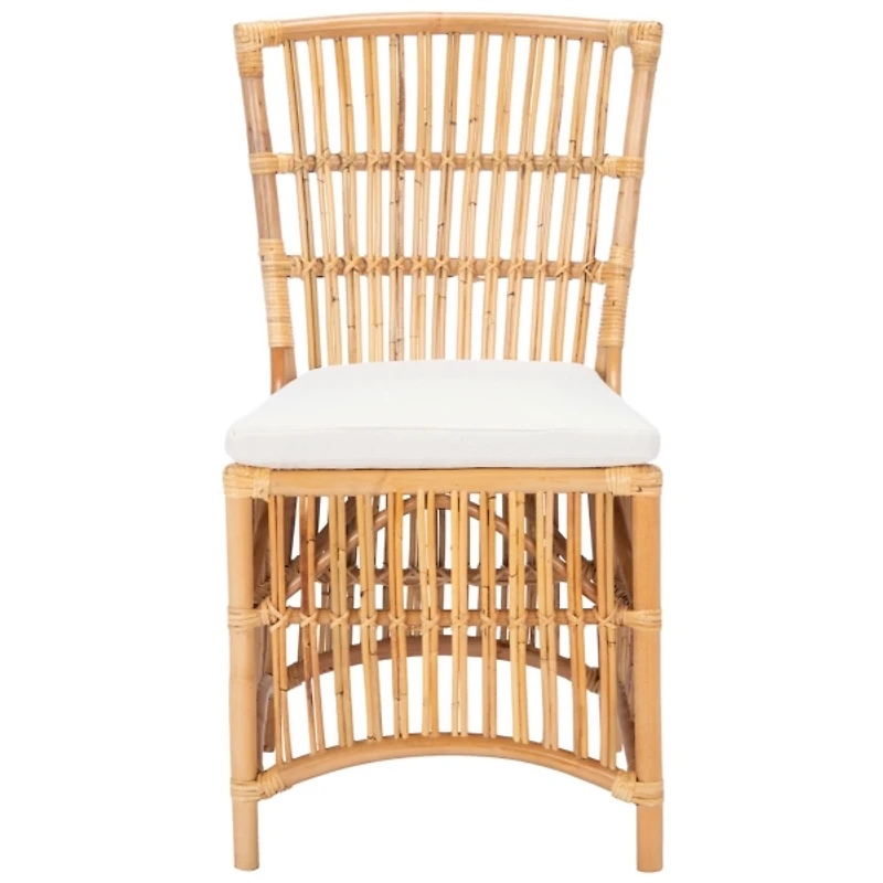 Natural Rattan Lana Accent Chairs, Set of 2