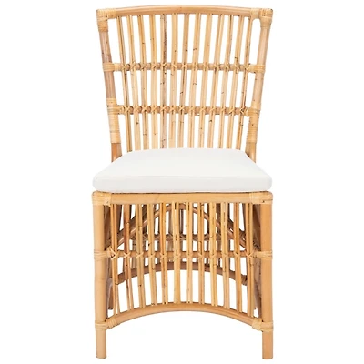 Natural Rattan Lana Accent Chairs, Set of 2