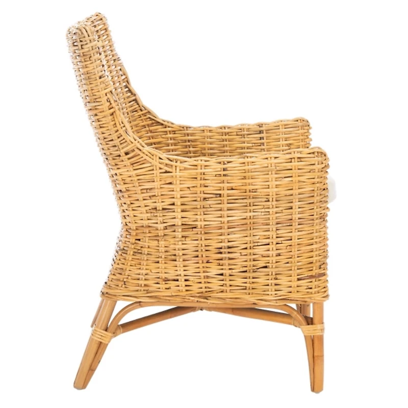Natural Rattan Hana Coastal Accent Chair