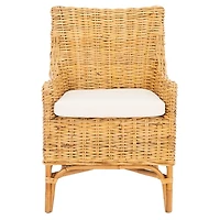 Natural Rattan Hana Coastal Accent Chair