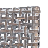 Graywash Rattan Emmy Coastal Accent Chair