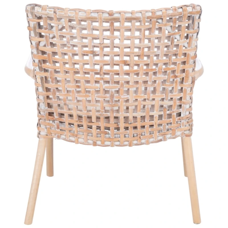 Natural Rattan Emmy Coastal Accent Chair