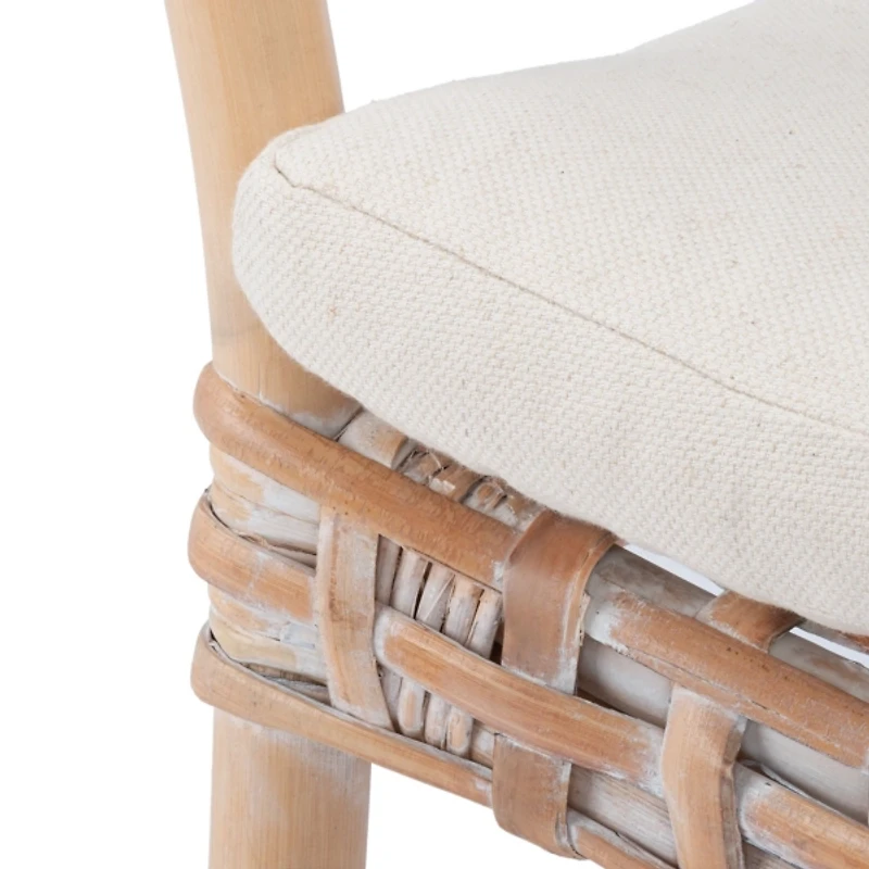 Natural Rattan Emmy Coastal Accent Chair