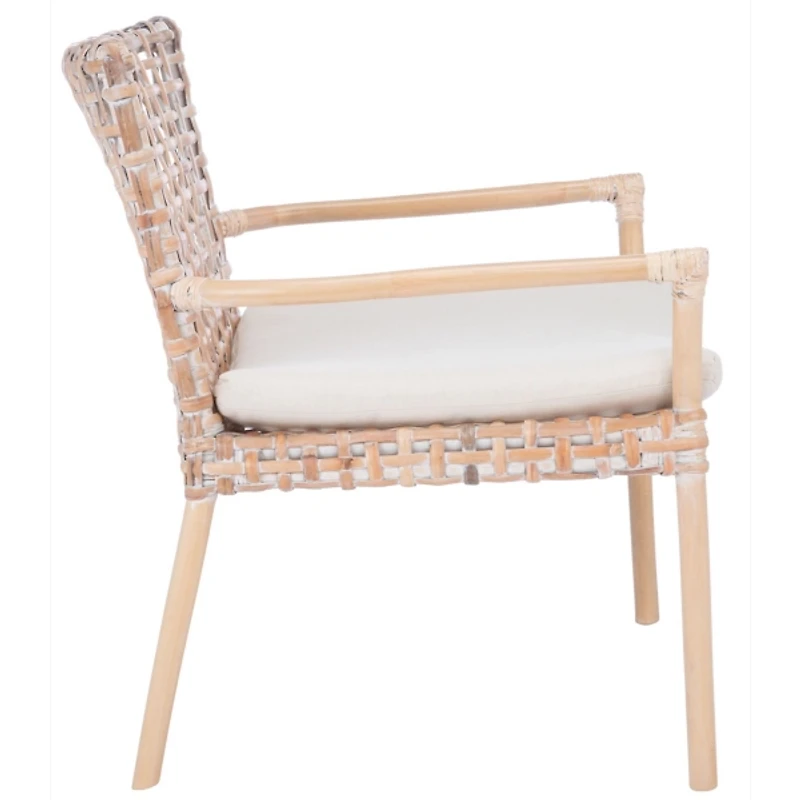Natural Rattan Emmy Coastal Accent Chair
