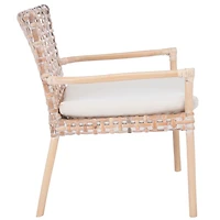Natural Rattan Emmy Coastal Accent Chair