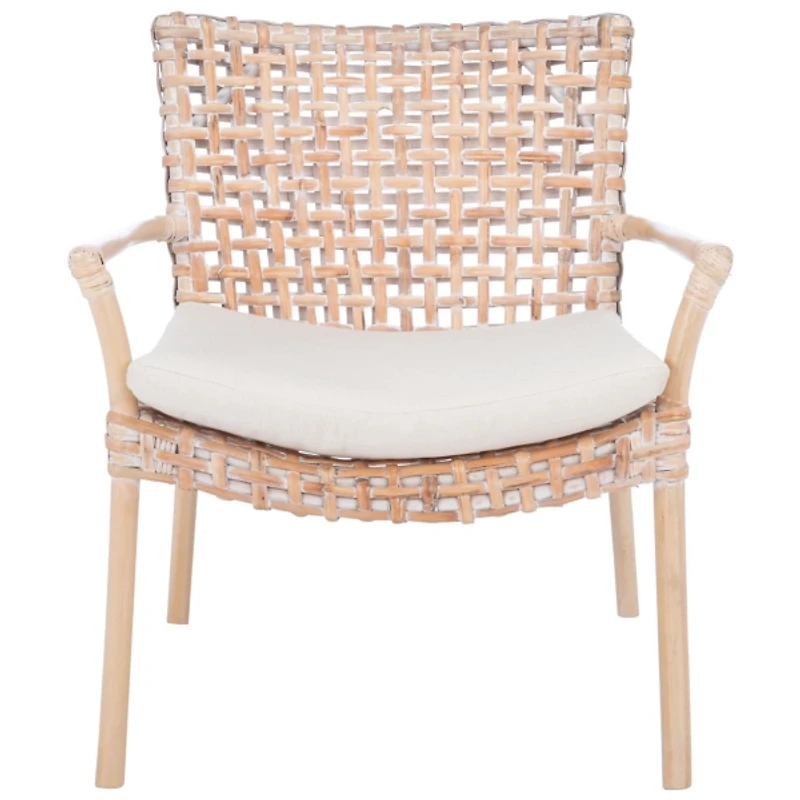 Natural Rattan Emmy Coastal Accent Chair