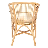 Natural Rattan Millie Coastal Accent Chair