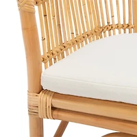 Natural Rattan Millie Coastal Accent Chair