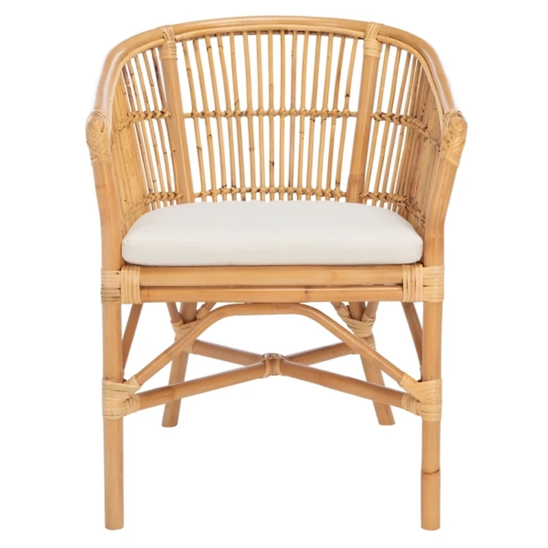 Natural Rattan Millie Coastal Accent Chair