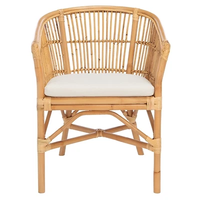 Natural Rattan Millie Coastal Accent Chair