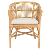 Natural Rattan Millie Coastal Accent Chair