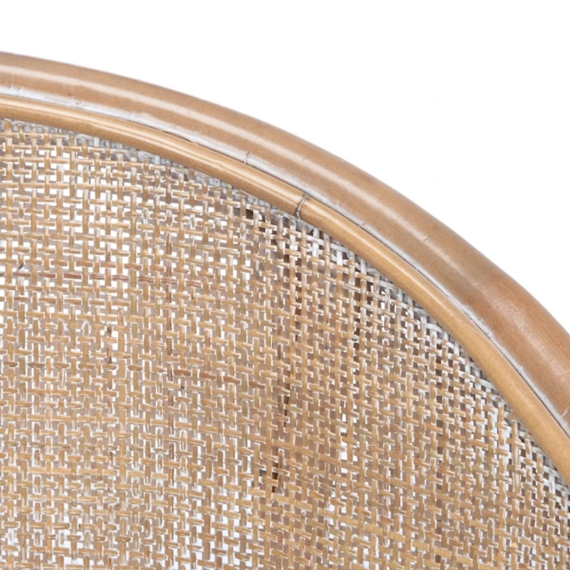 Graywash Rattan Henrietta Accent Chair