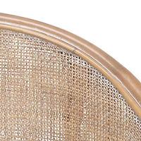 Graywash Rattan Henrietta Accent Chair