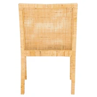 Natural Cane and Mango Wood Rayan Accent Chair