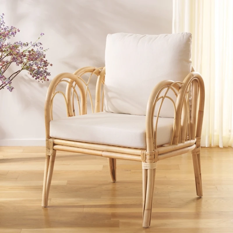 Natural Rattan Cora Accent Chair