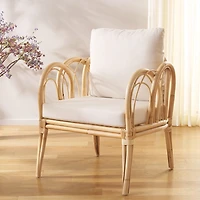 Natural Rattan Cora Accent Chair