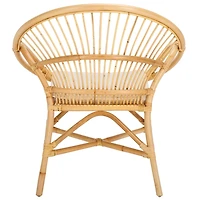 Natural Rattan Scoop Mayme Accent Chair