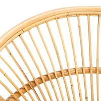Natural Rattan Scoop Mayme Accent Chair