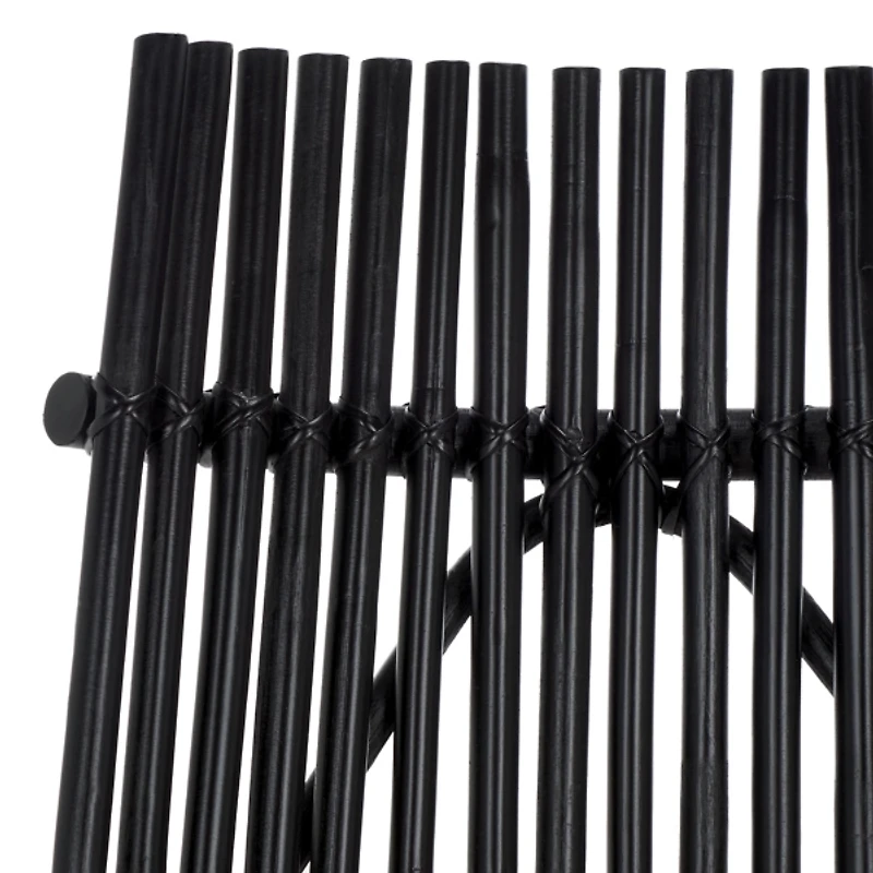 Black Rattan Estelle Accent Chair