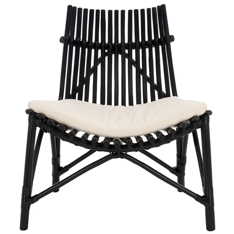Black Rattan Estelle Accent Chair