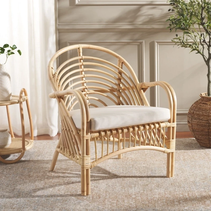 Natural Rattan Bettie Accent Chair