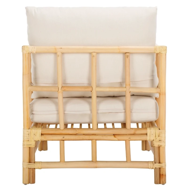 Natural Rattan Grid Luella Accent Chair