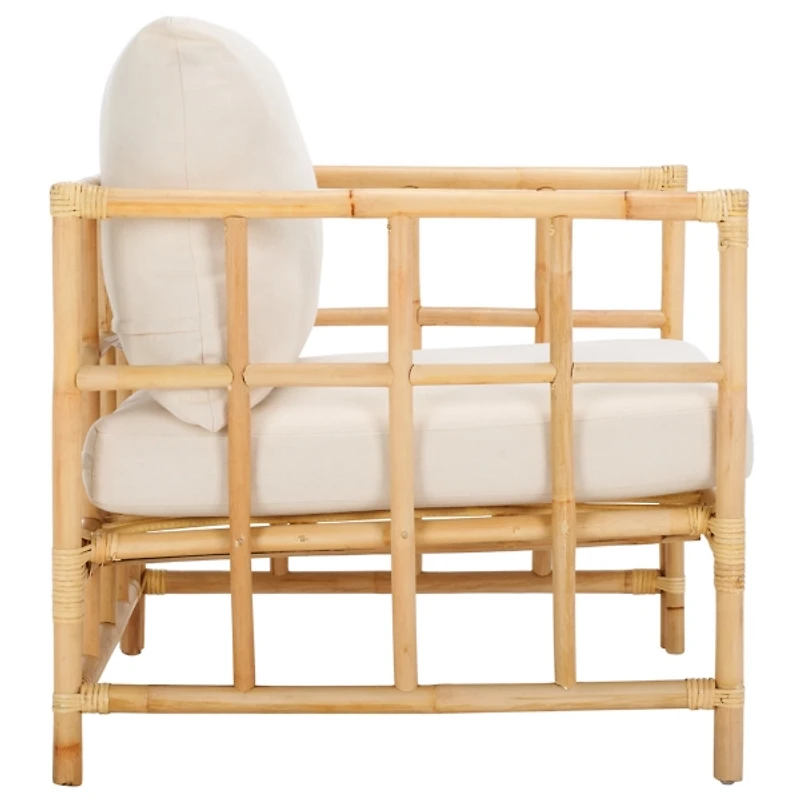 Natural Rattan Grid Luella Accent Chair