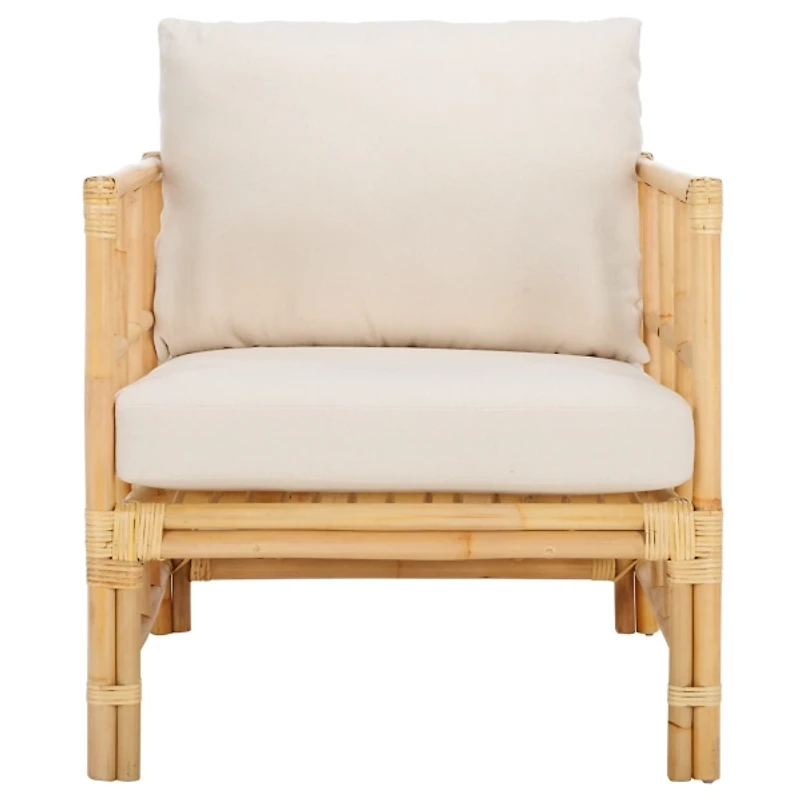 Natural Rattan Grid Luella Accent Chair