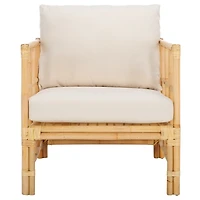 Natural Rattan Grid Luella Accent Chair